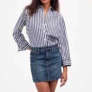 Madewell Denim Mini Skirt in Karney Wash/Size 31